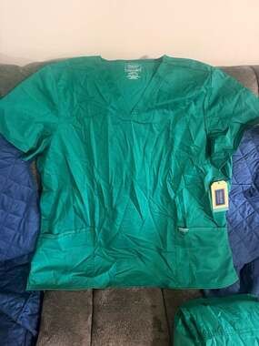 Cherokee Workwear Revolution Modern Classic Scrub Top 3XL NWT